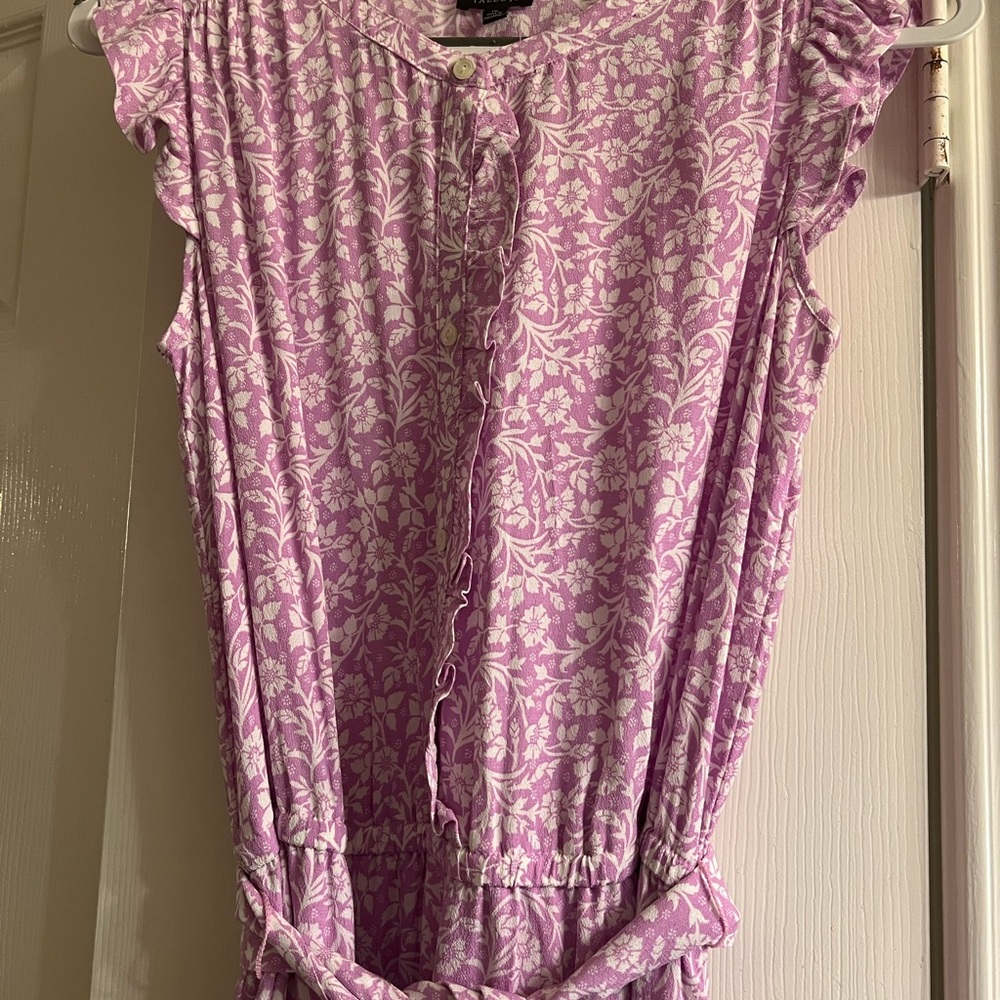 Talbots crepe mid-length dress